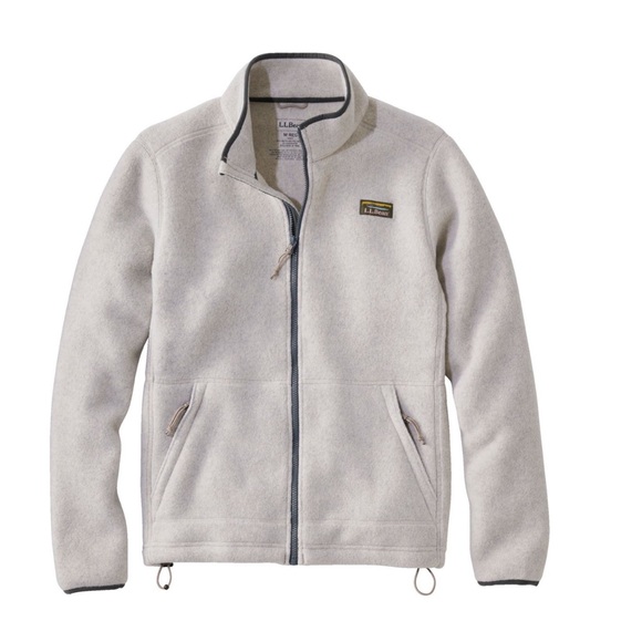L.L. Bean Men's Mountain Fleece - beige - Picture 1 of 5